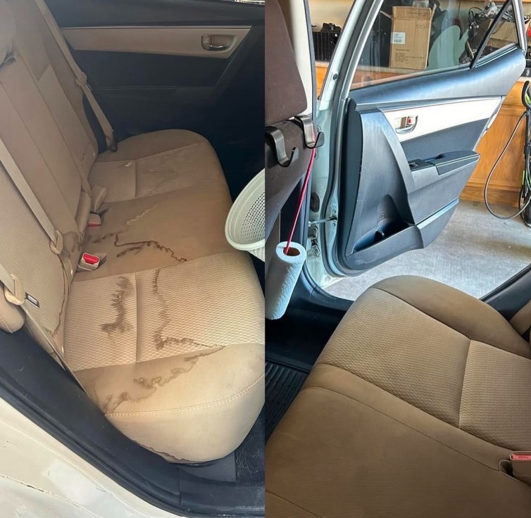 Interior detailing transformation