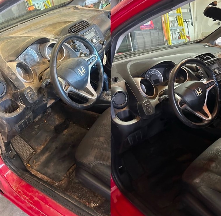 Exterior polish results